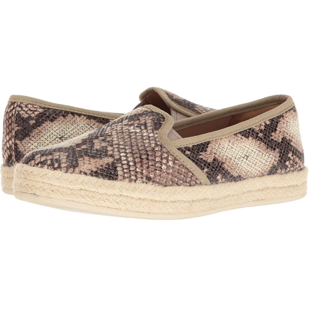 Clark’s Adella Theoni Slip-on Loafer Snake Espradrilles EUC